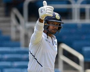 We are in great position after losing just five wickets on that track: Mayank