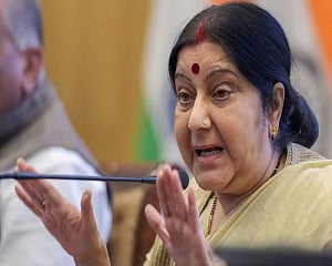 We are monitoring situation in Sri Lanka: Sushma Swaraj