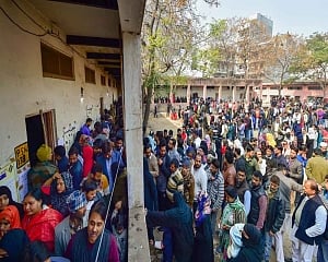 62.59 pc voter turnout in Delhi election: Poll officials