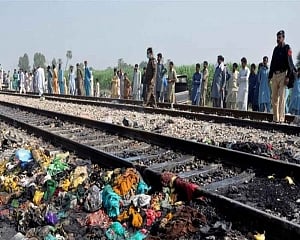 At least 20 killed as train hits but at unmanned railway crossing in Pak's Sindh