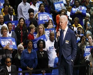 Biden fights for momentum in Democrats' shifting primary