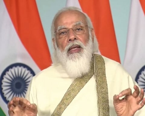 Development should not be seen through political prism: PM Modi at AMU event