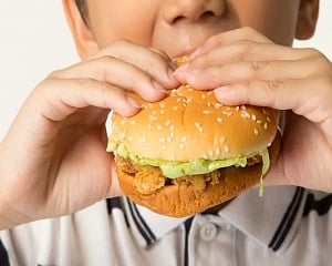 Eating fast food can make kids fat