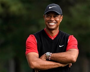From father to son, Tiger Woods looking only for enjoyment