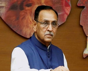 Guj CM isolates self after MLA he met tests coronavirus +ve