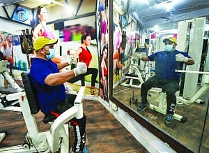 Gym, yoga enthusiasts stretch after 5 months