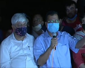 Hathras incident: Delhi CM Arvind Kejriwal joins protest at Jantar Mantar