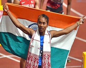 I told PM I am sad about people throwing stones at policemen and doctors: Hima Das