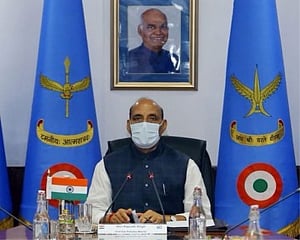 IAF's rapid deployment of assets in eastern Ladakh sent signal to adversary: Rajnath