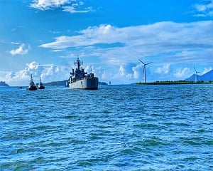 INS Kesari delivers second consignment of medical supplies to Seychelles