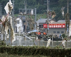 Japan battered by more heavy rain, floods, nearly 60 dead