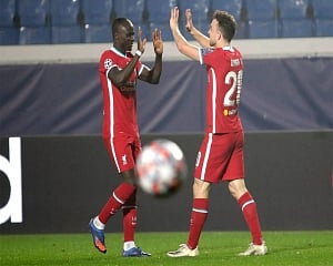 Jota hat trick as Liverpool thrashes Atalanta 5-0