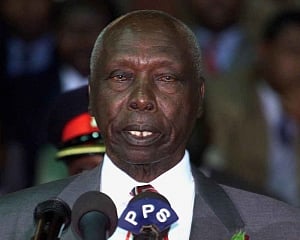 Kenyan president says ex-president Daniel arap Moi has died