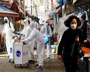 Nearly 500 new coronavirus cases send South Korea total past 4,000