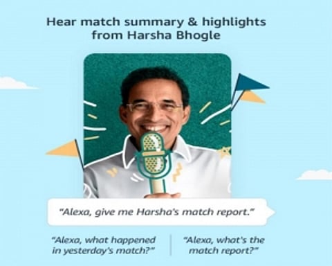 Now ask Harsha Bhogle on Alexa devices for IPL match highlights