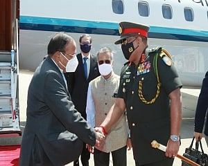 NSA Doval arrives in Sri Lanka to attend trilateral maritime dialogue