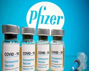 Pfizer 2-dose vaccine 95% effective, no serious side effects