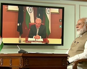 PM Modi holds virtual summit with Aussie counterpart Scott Morrison