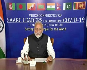 PM Modi participates in SAARC video conference to formulate joint strategy to combat coronavirus