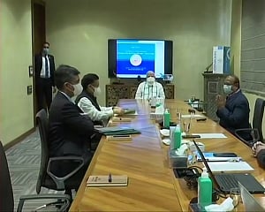PM reaches Hyderabad to visit Bharat Biotech plant