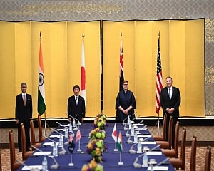 QUAD officials meet on advance a free open and inclusive Indo Pacific region