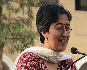 Raghav Chadha, Atishi and Dilip Pandey leading