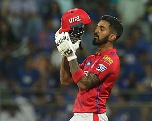 Rahul smashes second IPL hundred to fire KXIP to 206/3