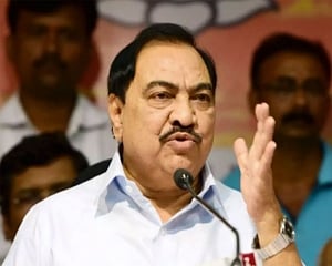Received Khadse's resignation as BJP member: Maha party leader
