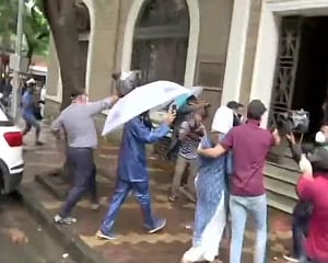 Rhea Chakraborty appears before ED in money laundering case