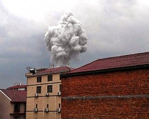 Six injured in explosion at fireworks factory in China