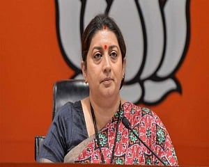 Smriti Irani slams TRS govt over Hyderabad floods