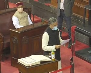 Sushil Modi, 2 others take oath as Rajya Sabha members