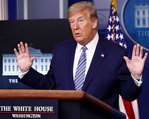 Tariff on China for mishandling virus outbreak is 'certainly an option': Trump