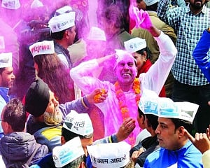 Triumph is dawn of kaam ki rajneeti: CM