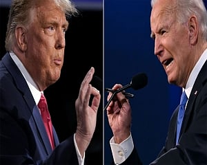 Trump pitches 'back to normal' as Biden warns of tough days