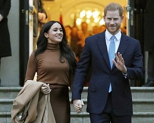 Trump says he's 'not a fan' of Meghan's, wishes Harry luck
