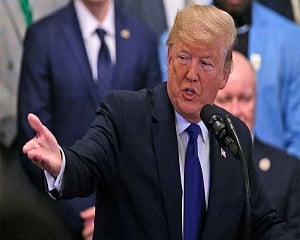 Trump says pandemic could end in US by July