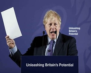 UK's Johnson talks tough on trade; EU demands fishing rights