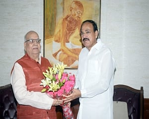 V-P, PM condole death of Madhya Pradesh governor Lalji Tandon