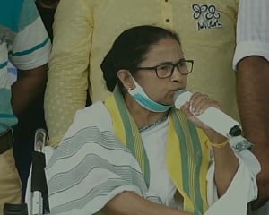 'Not your party's member': Mamata hits back at Modi over second seat contest dig