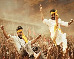 'RRR' makers launch new poster on Ugadi