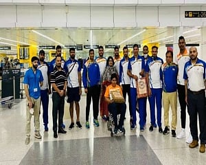 12-member Indian contingent, including Jhajharia, departs for Tokyo Paralympics