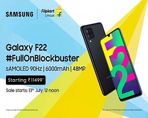 Affordable Samsung Galaxy F22 with sAMOLED display now in India