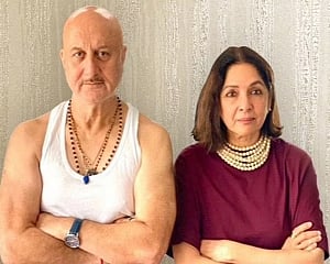 Anupam Kher, Neena Gupta share first look of 'Shiv Shastri Balboa'