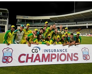 Australia beats West Indies by 6 wickets to win ODI series