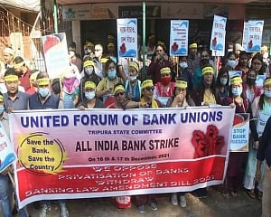 Banking services hit as employees go on strike