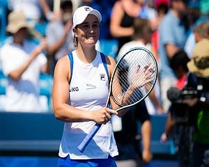 Barty, Zverev notch efficient wins in Cincinnati finals