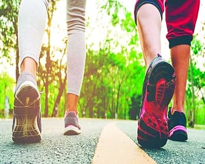 Beat corona with 30-minute brisk walk daily!