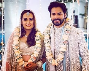 Bollywood showers love on newlyweds Varun and Natasha