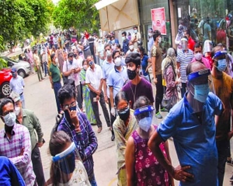 Clamour for Covid jabs in urban India